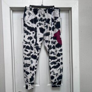 True Religion Classic Jogger Sweatpants Men’s Large Black Tie Dye
